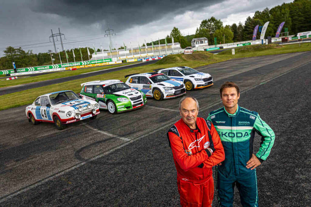 Skoda, cinquant'anni di auto da corsa 2 Haugland e Mikkelsen