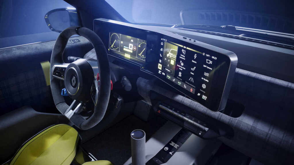 Debutta in Italia la Renault 5 Turbo 3E ispirata ai rally anni '80 2 renault 5 turbo 3e interni