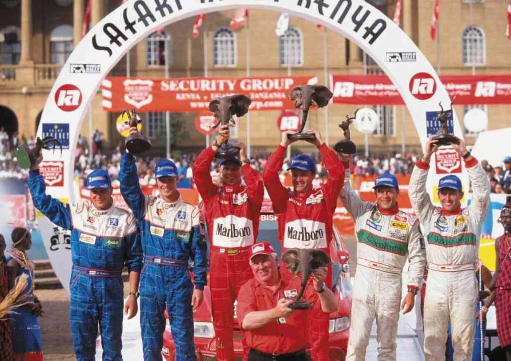Skoda Octavia WRC, l'africana 2 Il podio finale del Safari 2001