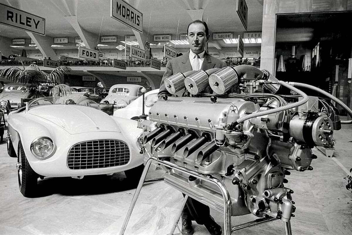Motorsport, il caso unico e geniale del motore Lampredi 2 1951 05 04 torino aurelio lampredi v12 engine