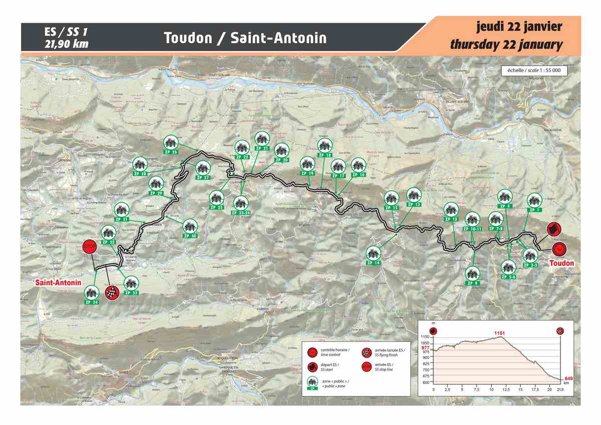 WRC - Prove e orari del Monte-Carlo 2026 3 es 1 spectateurs