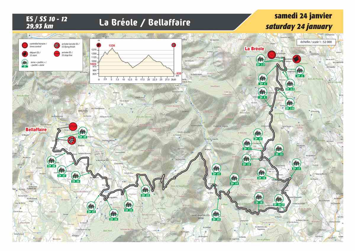 WRC - Prove e orari del Monte-Carlo 2026 9 es 10 12 spectateurs
