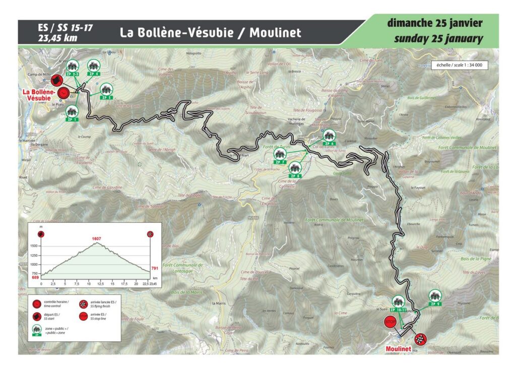 WRC - Prove e orari del Monte-Carlo 2026 12 es 15 17 spectateurs
