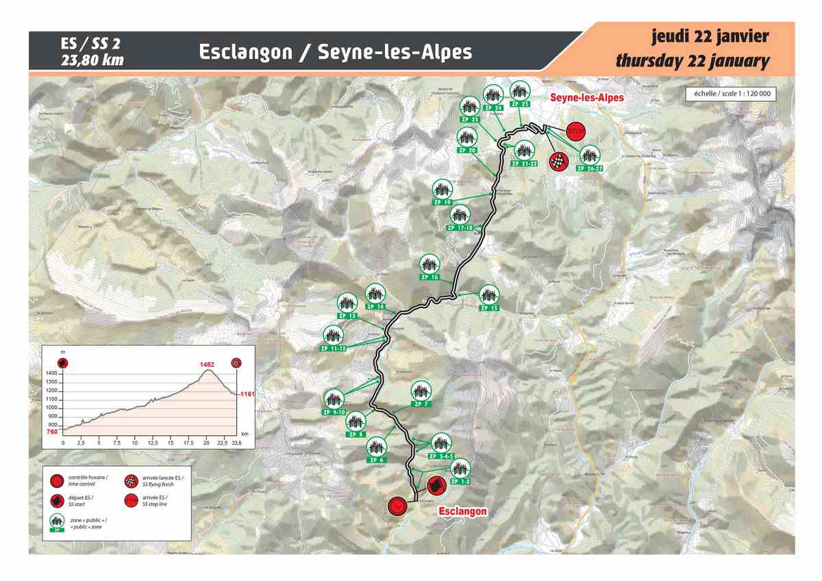 WRC - Prove e orari del Monte-Carlo 2026 4 es 2 spectateurs