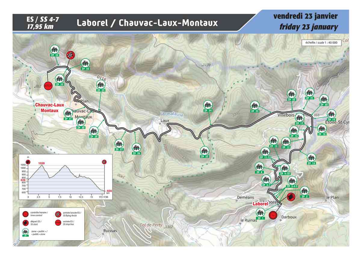 WRC - Prove e orari del Monte-Carlo 2026 6 es 4 7 spectateurs