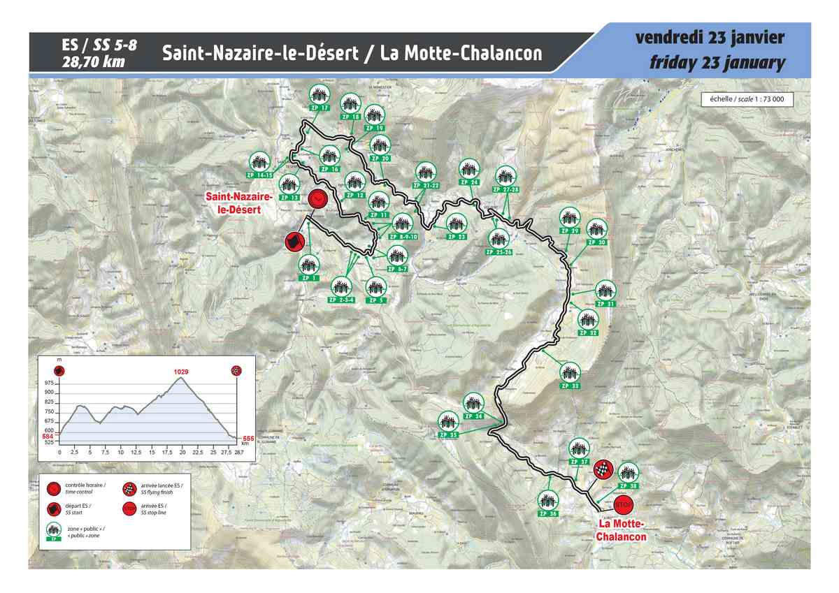 WRC - Prove e orari del Monte-Carlo 2026 7 es 5 8 spectateurs
