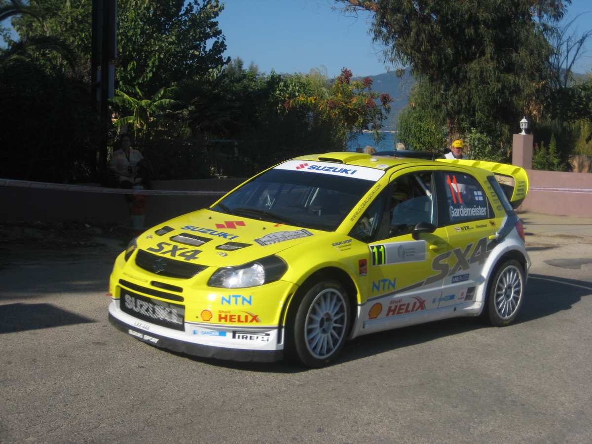 Piccole bombe giapponesi: Suzuki SX4 WRC 2 toni gardemeister 2008 rallye de france ss5