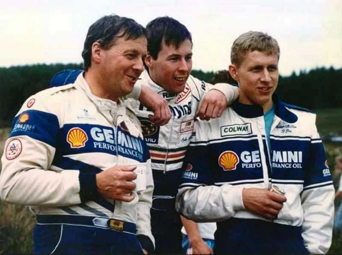 Colin McRae approda nel Subaru WRT 2 McRae Family