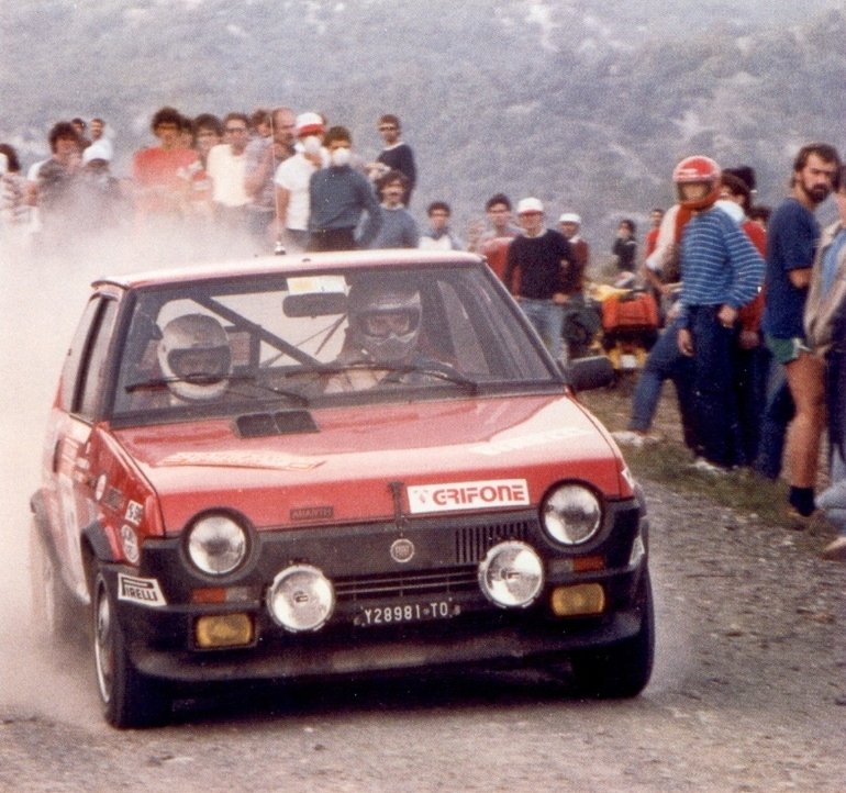 Gianfranco Cunico, alias “Jimmy il fenomeno” 2 Rallye Sanremo 1982 Cunico Perissinot Fiat Ritmo Abarth 125 TC