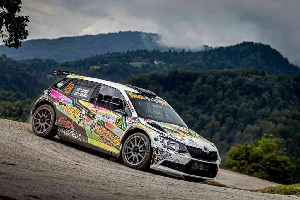 Lorenzo Lenzi al via del Campionato sloveno 13 lenzi grilli