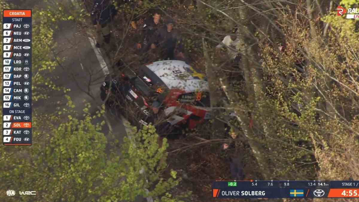 Diretta WRC - Croatia Rally 2026 2 Solberg out