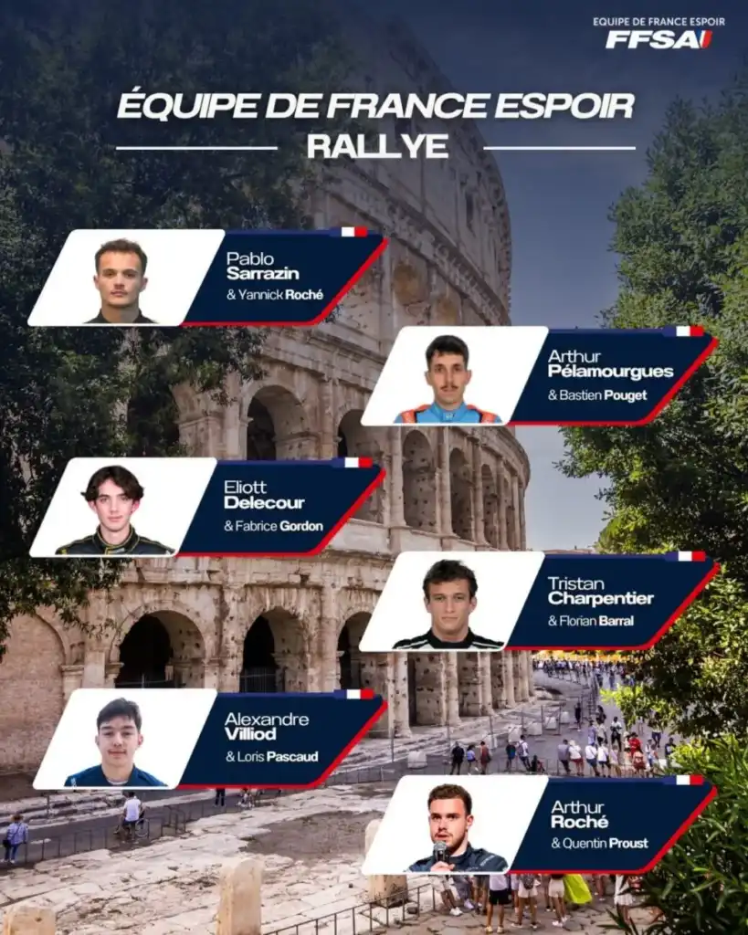 ERC - I francesi all'assalto del Rally Roma Capitale 9 FFSA