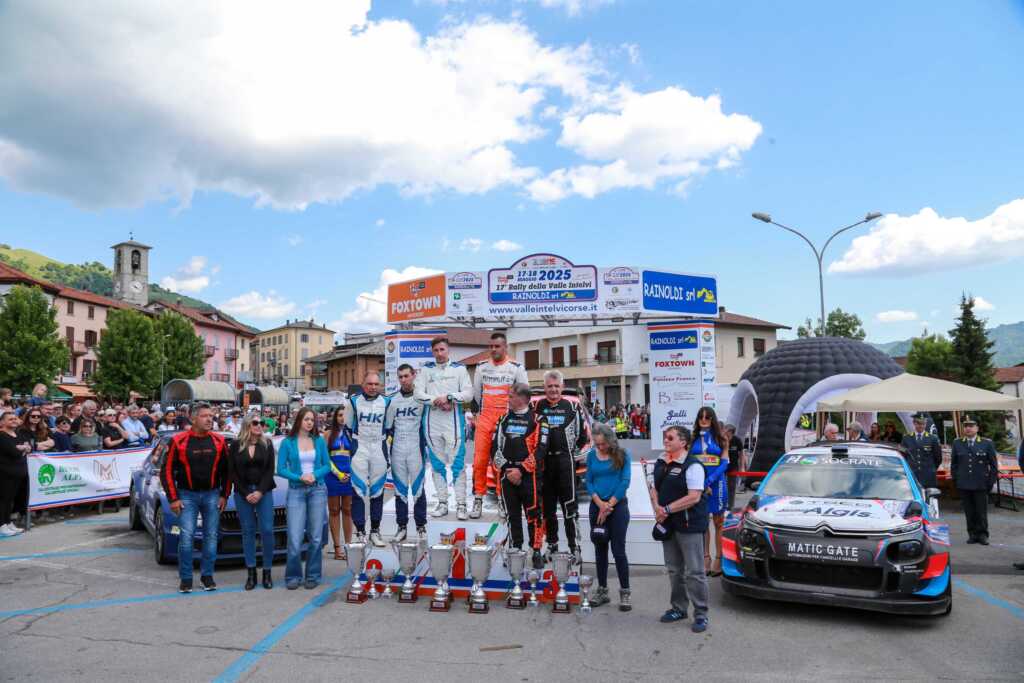 podio Rally Valle Intelvi 2025