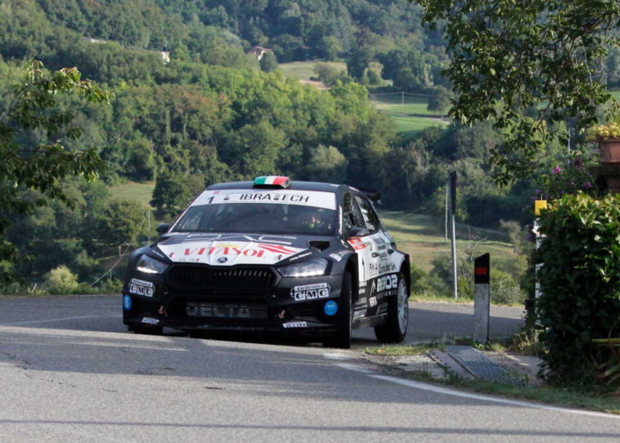 Tante firme a sostegno del Rally di Salsomaggiore 1 Tosi Del Barba vincitori a Salsomaggiore nel 2025 foto Delucchi