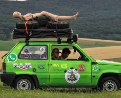 Il Mongol Rally e l'Italia della Panda 2 Alessandro Lattisi e Mirko Trevisanato