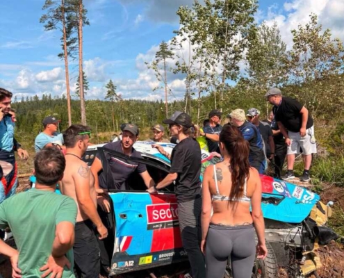 VIDEO - Che botto Arthur Pelamourges in Finlandia 8 Pelamourgues 2