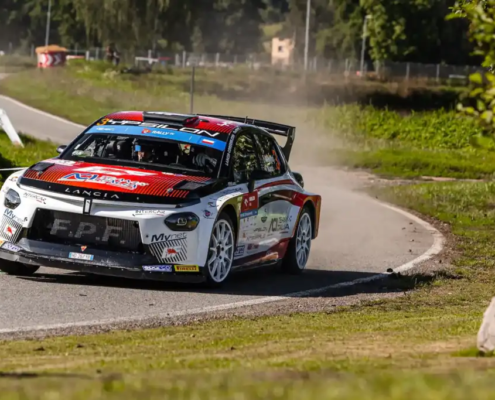 Mabellini parla della crescita della Lancia Ypsilon Rally2 HF Integrale 3 italian star was in the podium fight throughout