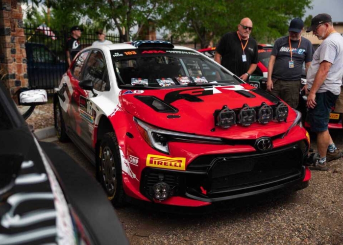 ARA - Ott Tänak prova la Corolla 1 toyota gr corolla rc2